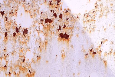 Paslı metal doku arka plan aşınmış.