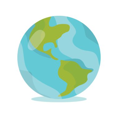 Yeşil Dünya ekolojisi kavramı. Doğayı ve ekoloji sancağını koru. Dünya günü. Vektör illüstrasyonu.