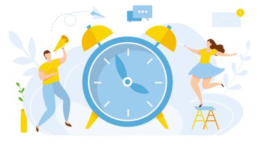 Takım çalışmasının modern vektör çizimi. Takım metaforu iş konsepti. İş ortaklığı. Beyin fırtınası. Yeni fikirler üretmeye çalışıyorum. İnsanlar yeni bir işe hazırlanıyorlar..