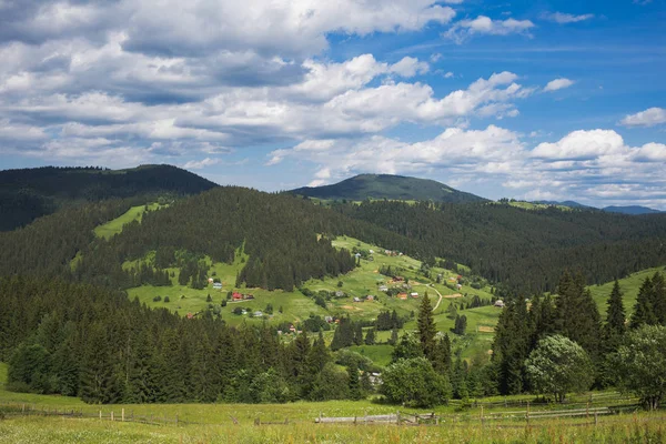 Schöne landschaftliche Sommerlandschaft — Stockfoto