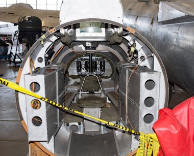 İç Memphis Belle kuyruk Gunner montaj