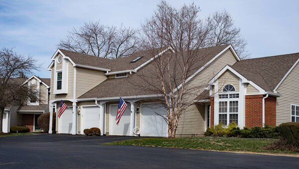 American Condo Living with Flags