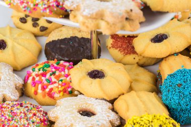 Çeşitli gurme tatil kurabiye.