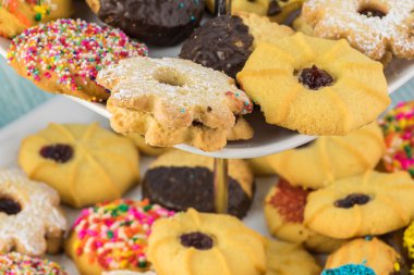 Çeşitli gurme tatil kurabiye.