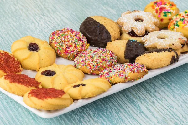 Gourmet surtido de galletas de vacaciones . —  Fotos de Stock