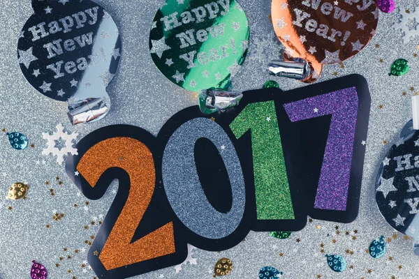 Kartkę z życzeniami z nowego roku 2017. — Zdjęcie stockowe