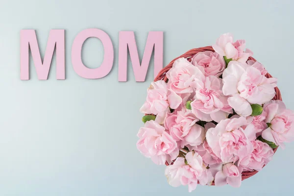 Pink carnations for Mother day. — Stock Photo, Image