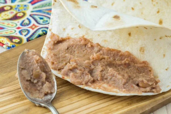 Çıtır tortilla kabuk - taco salatası için madde.