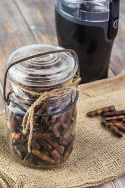 Ev yapımı mesquite kahve.