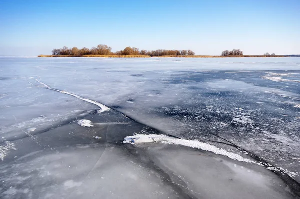 Winter ice landscape — Stock Photo, Image