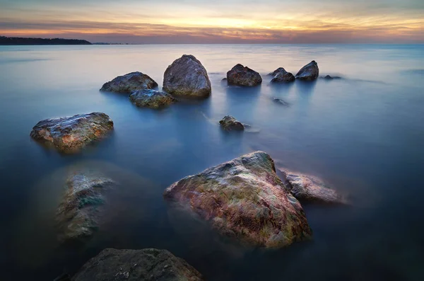 Vacker havsutsikt. Naturens sammansättning. — Stockfoto