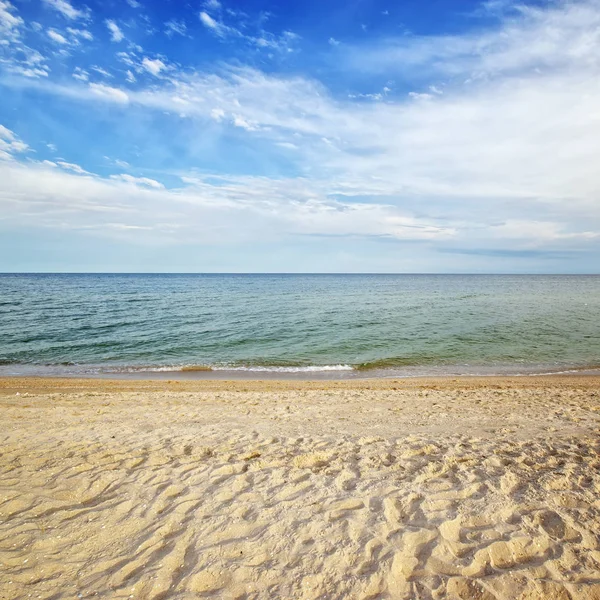 Playa Tropical Paisaje Marino Con Cielo Soleado Verano Paraíso Playa — Foto de Stock