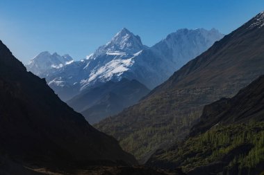 Pakistan'da Hunza Vadisi Dağ manzaraya