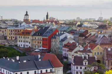 Yükseklerden Lublin 'in görüntüsü