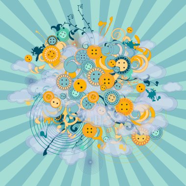 düğmeleri ile arka plan