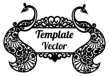 Lazer kesimi için tavuskuşu tırabzanı