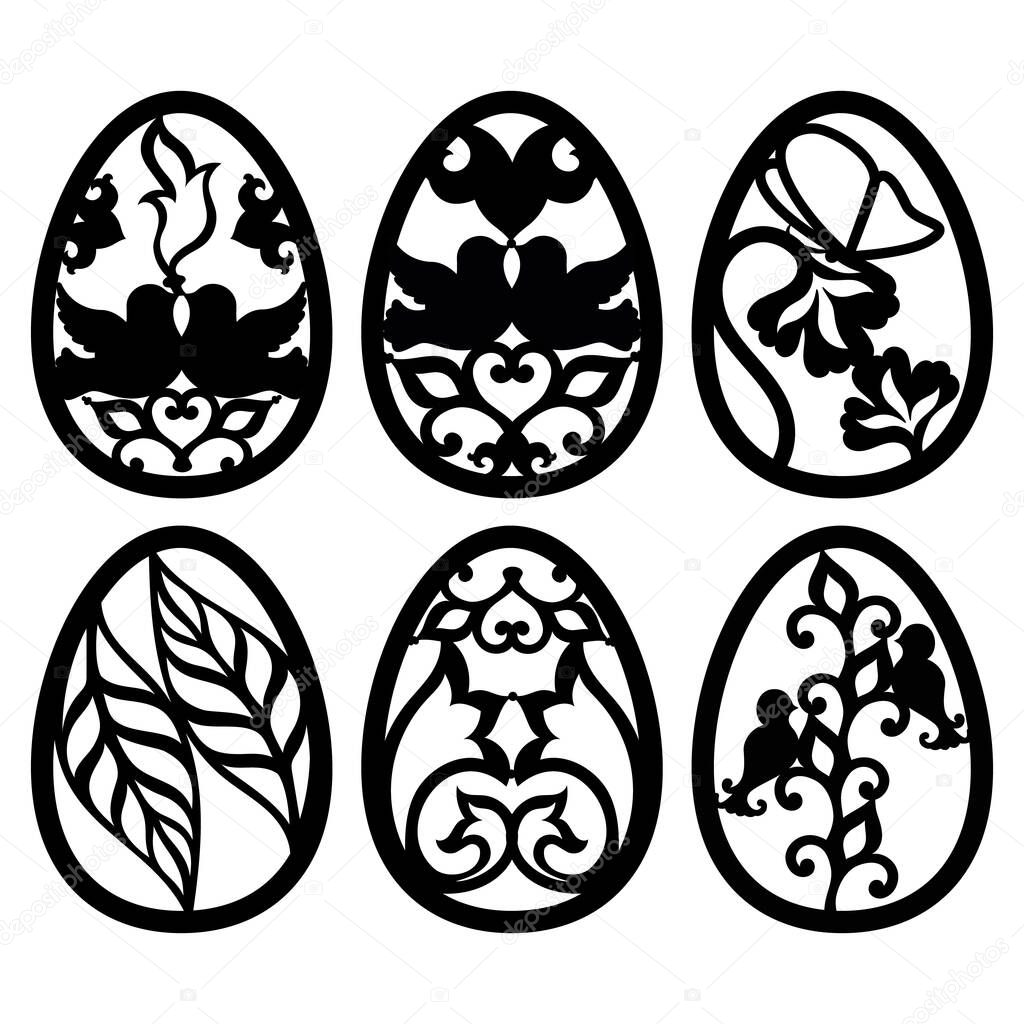 stencil easter eggs for cutting