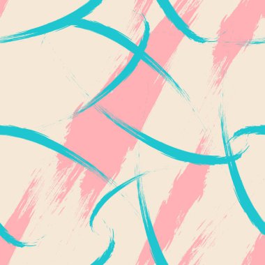 fırça konturları seamless modeli