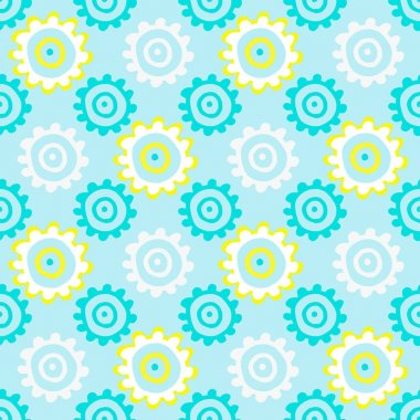 Kusursuz çiçek deseni