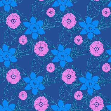 Kusursuz çiçek deseni