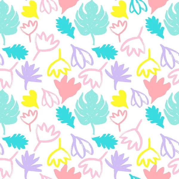 Modèle floral sans couture — Image vectorielle