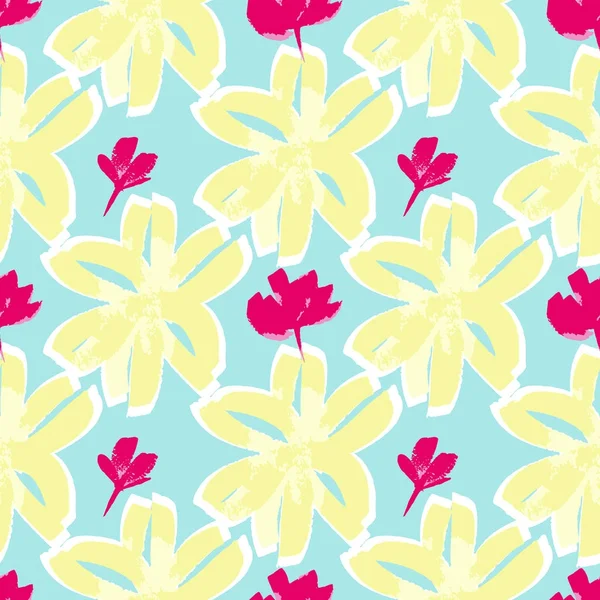 Modèle floral sans couture — Image vectorielle