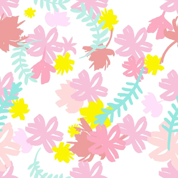 Modèle floral sans couture — Image vectorielle