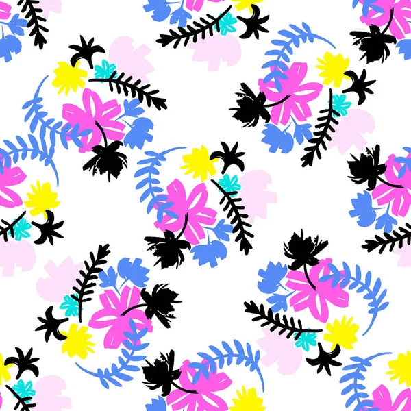 Seamless floral pattern — Stock Vector