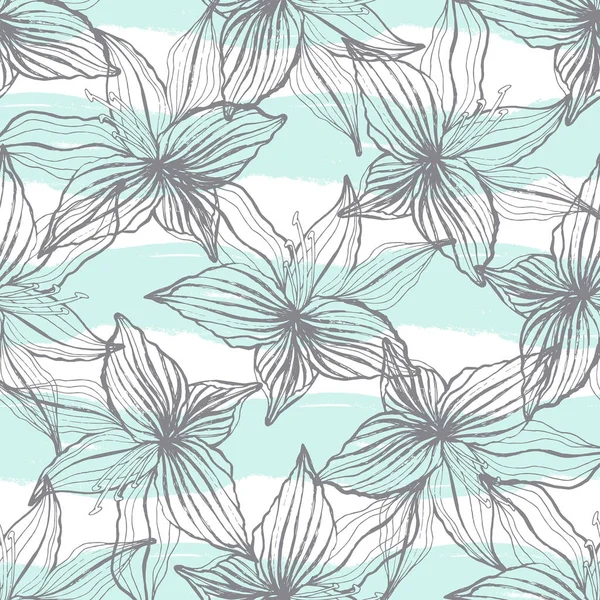 Modèle floral sans couture — Image vectorielle