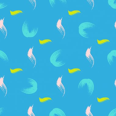 fırça konturları seamless modeli