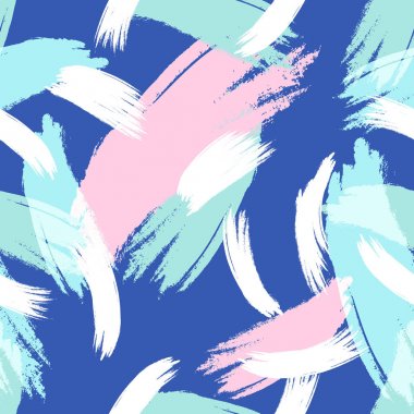 fırça konturları seamless modeli