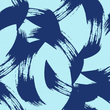 fırça konturları seamless modeli