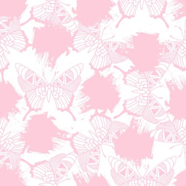 Kelebeklerle kusursuz desen