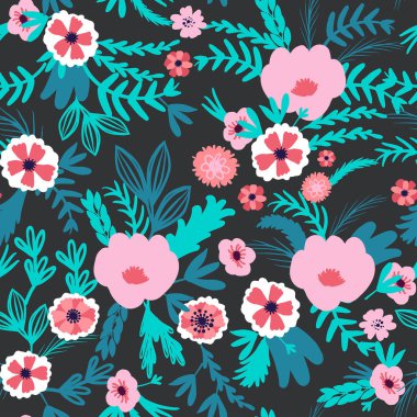 Kusursuz çiçek deseni