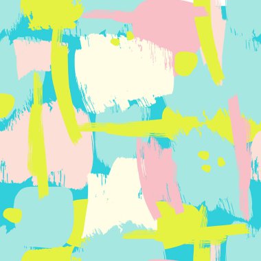 fırça konturları seamless modeli