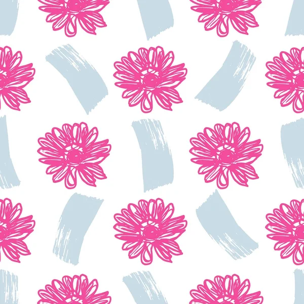 Modèle floral sans couture — Image vectorielle