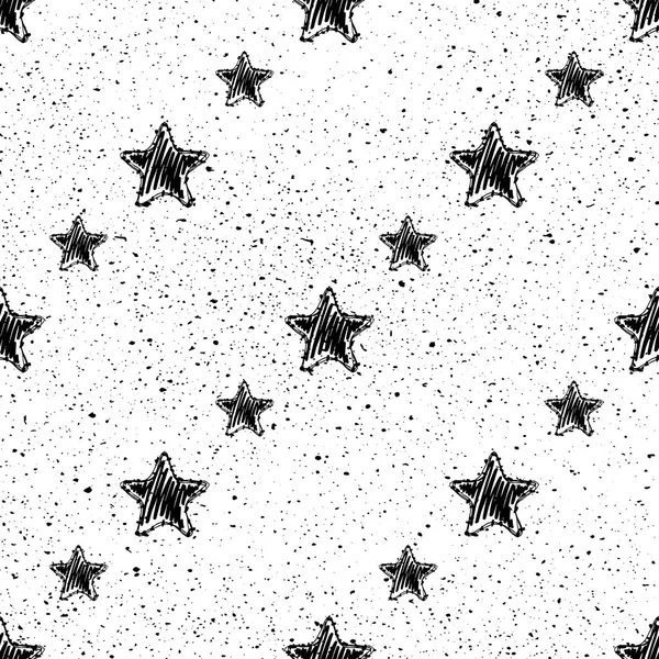 Patrón sin costuras con estrellas — Archivo Imágenes Vectoriales