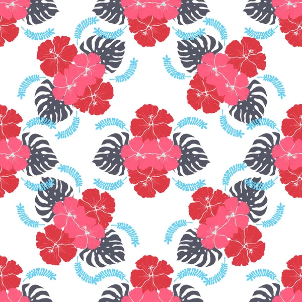 Seamless floral pattern — Stock Vector