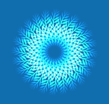 Yuvarlak parlayan süsleme