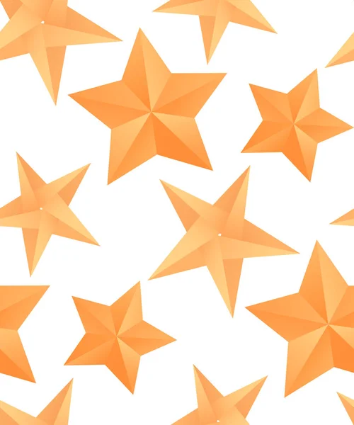 Textuur met gele sterren — Stockvector