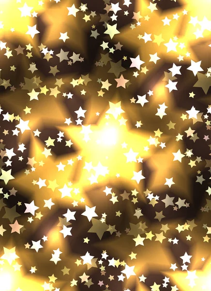 Naadloze textuur met een luxe gouden sterren — Stockvector