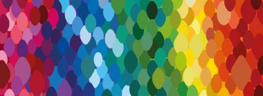 Nokta arkaplanını gökkuşağı