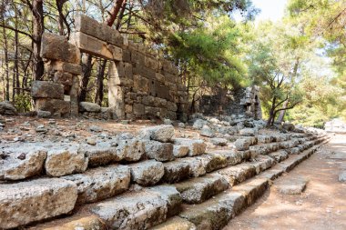 Phaselis, Antalya, Türkiye, antik kenti kalıntıları