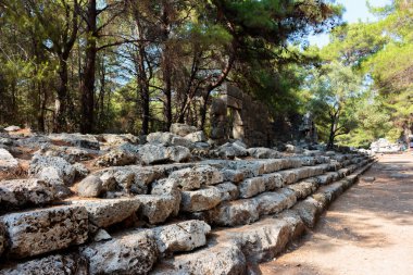 Phaselis, Antalya, Türkiye, antik kenti kalıntıları