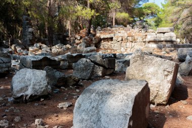 Phaselis, Antalya, Türkiye, antik kenti kalıntıları