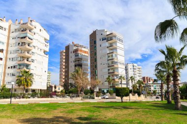 Bina Modern apartmanın dış ve şehir hayatı, gayrimenkul,