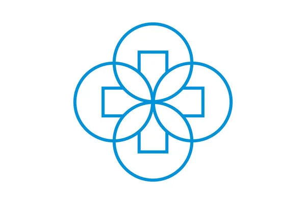 Vektor Gesundheitsfürsorge Und Medizinische Logo Vorlage — Stockvektor
