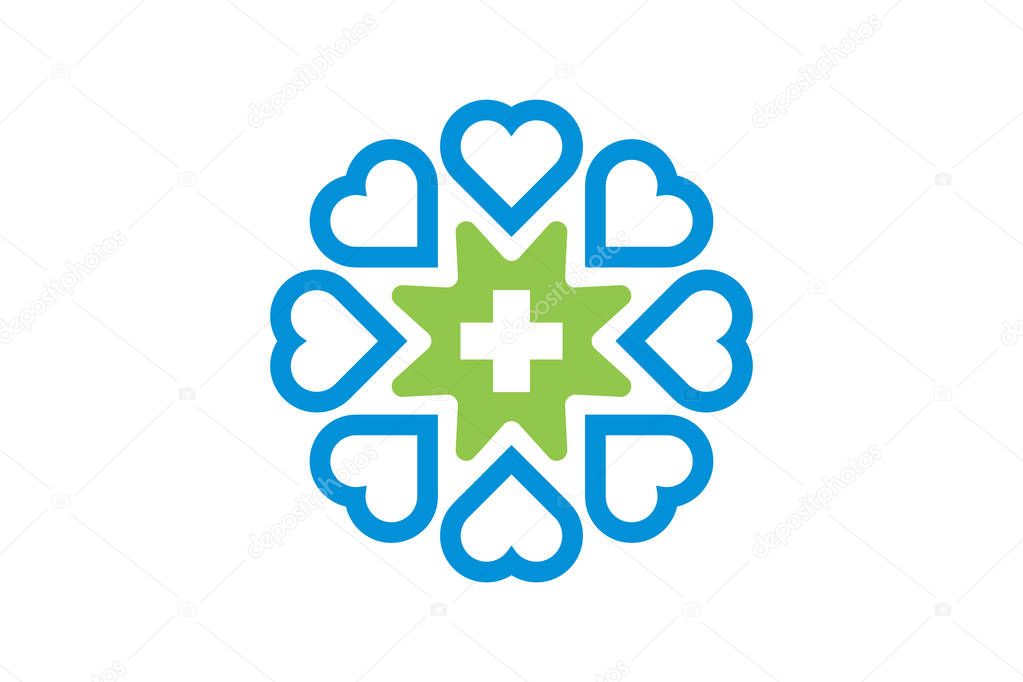 Vector Health Care and Medical Logo Template