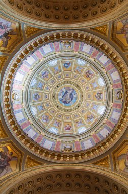 Kubbe Roma Katolik Kilisesi St. Stephen Bazilikası Budapeşte'de iç