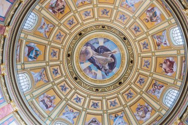 Kubbe Roma Katolik Kilisesi St. Stephen Bazilikası Budapeşte'de iç